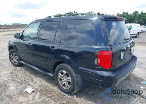 2004 Honda Pilot Ex-L from USA, damaged, VIN 2HKYF18604H560464